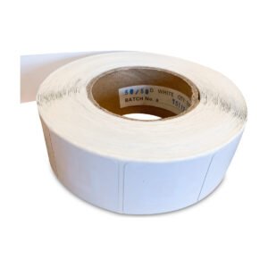 Étiquettes de sécurité 5×5 cm RF blanc (1000 pcs)