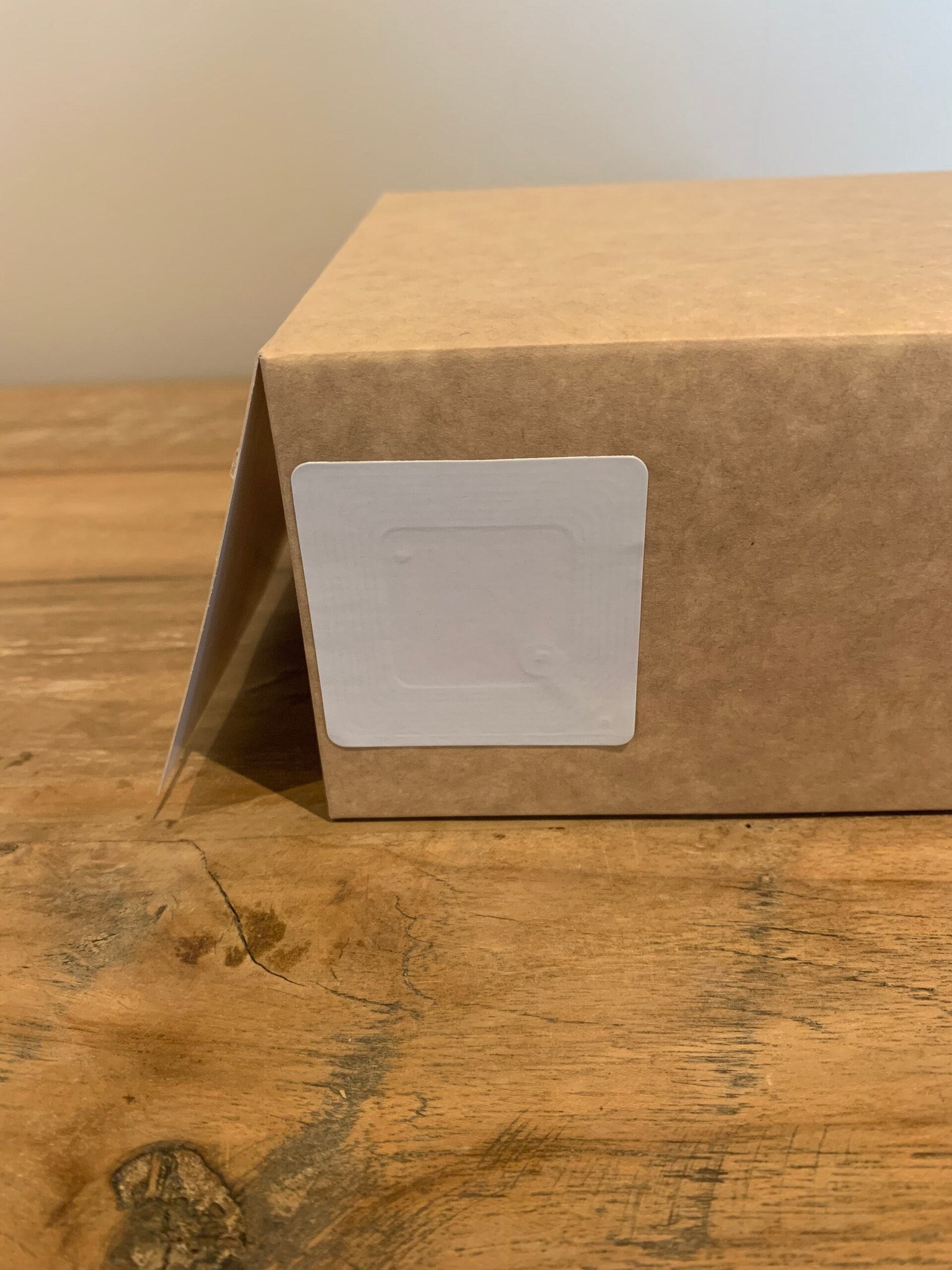 Beveiligingsstickers 5×5 cm RF wit (1.000 st.) - Afbeelding 5