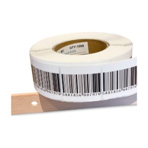 Étiquettes de sécurité 5×5 cm RF code-barres (1000 pcs) — PROMO