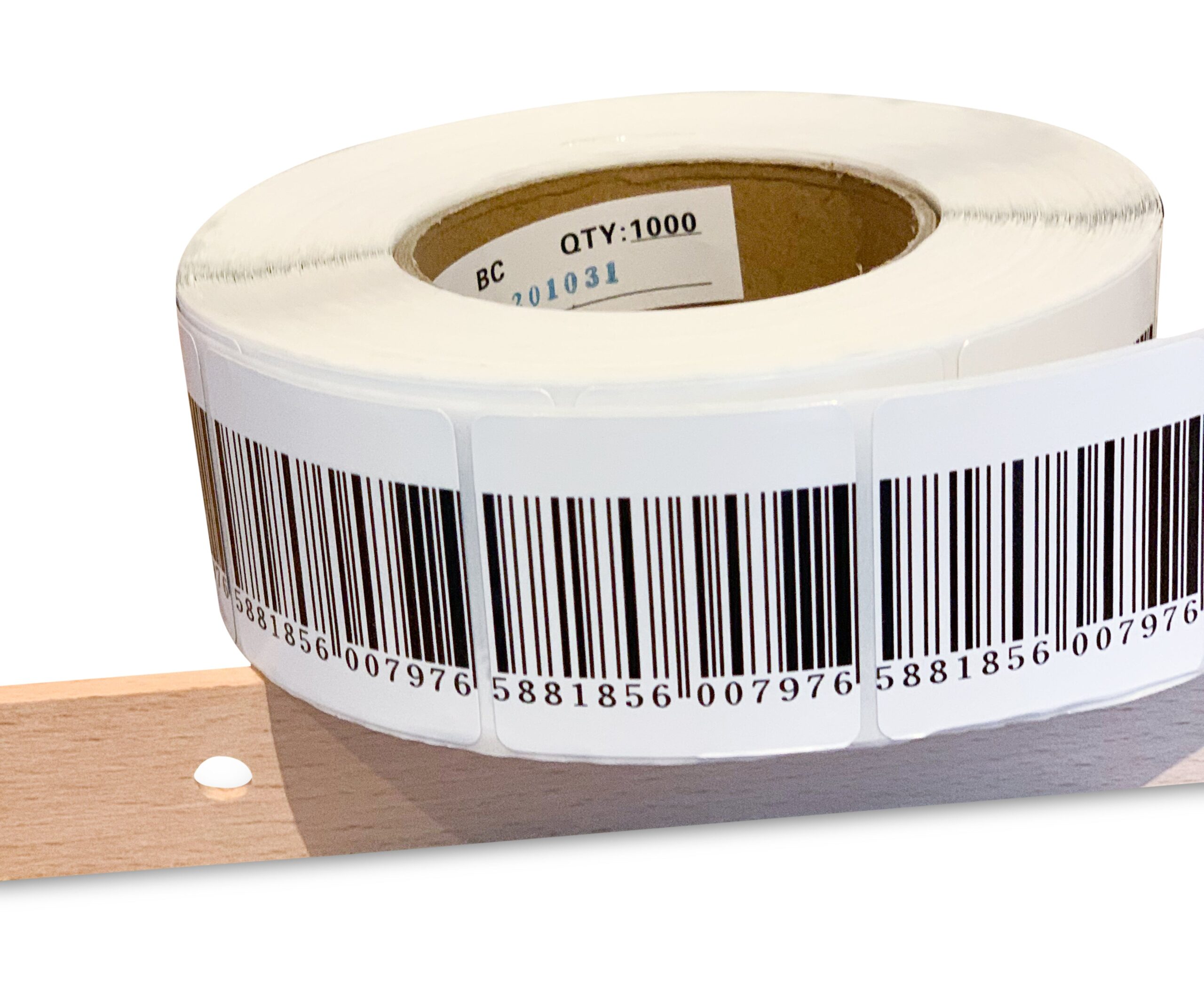 Beveiligingsstickers 5 x 5 cm RF barcode (1.000 st.) — ACTIE