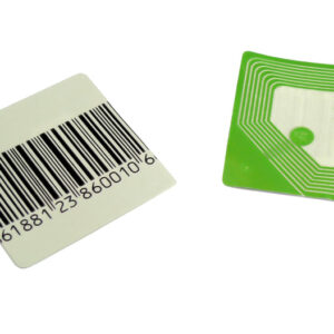 Beveiligingsstickers 3×3 cm RF-barcode (1.000 st.)