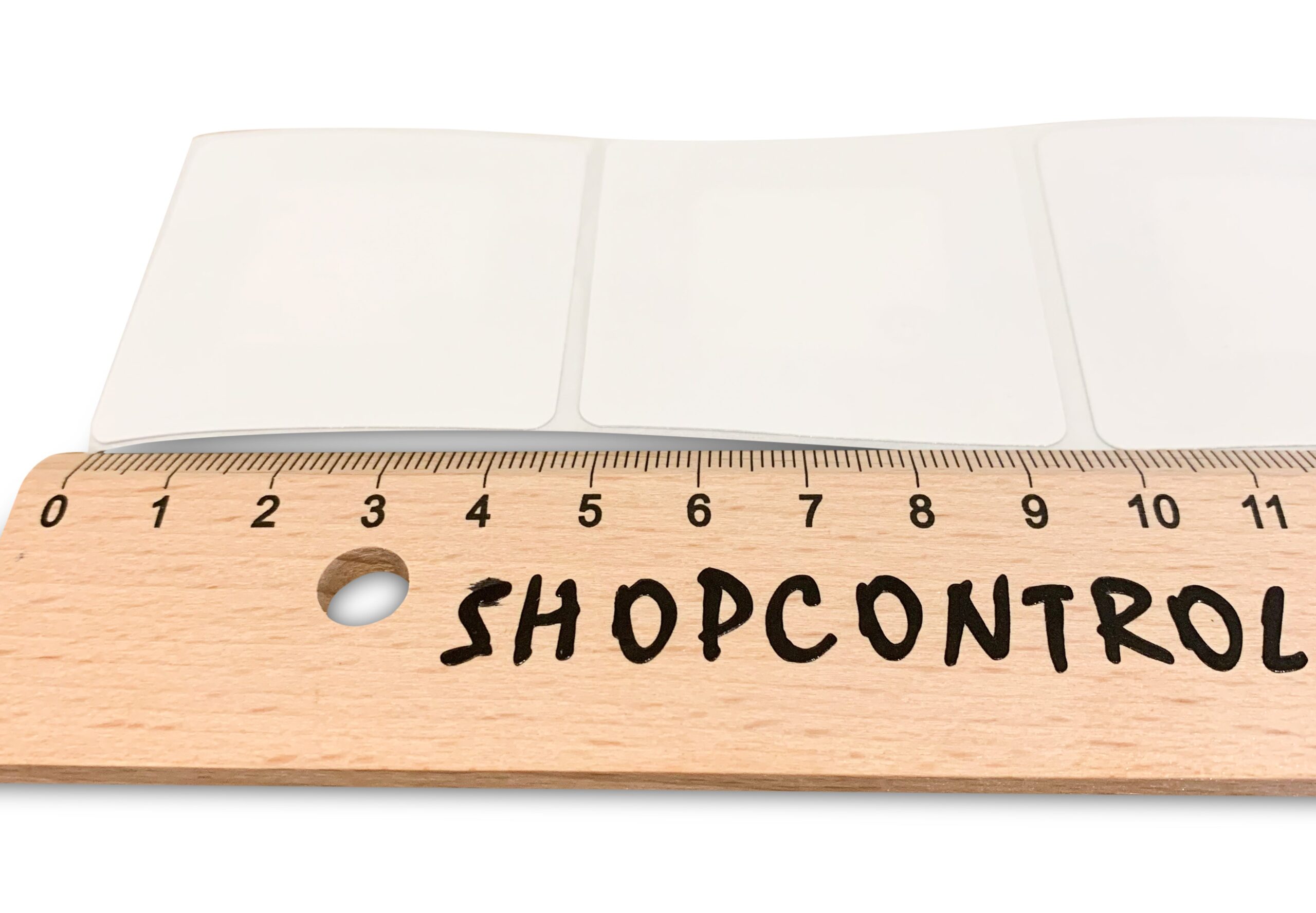 Beveiligingsstickers 5×5 cm RF wit (1.000 st.) - Afbeelding 9