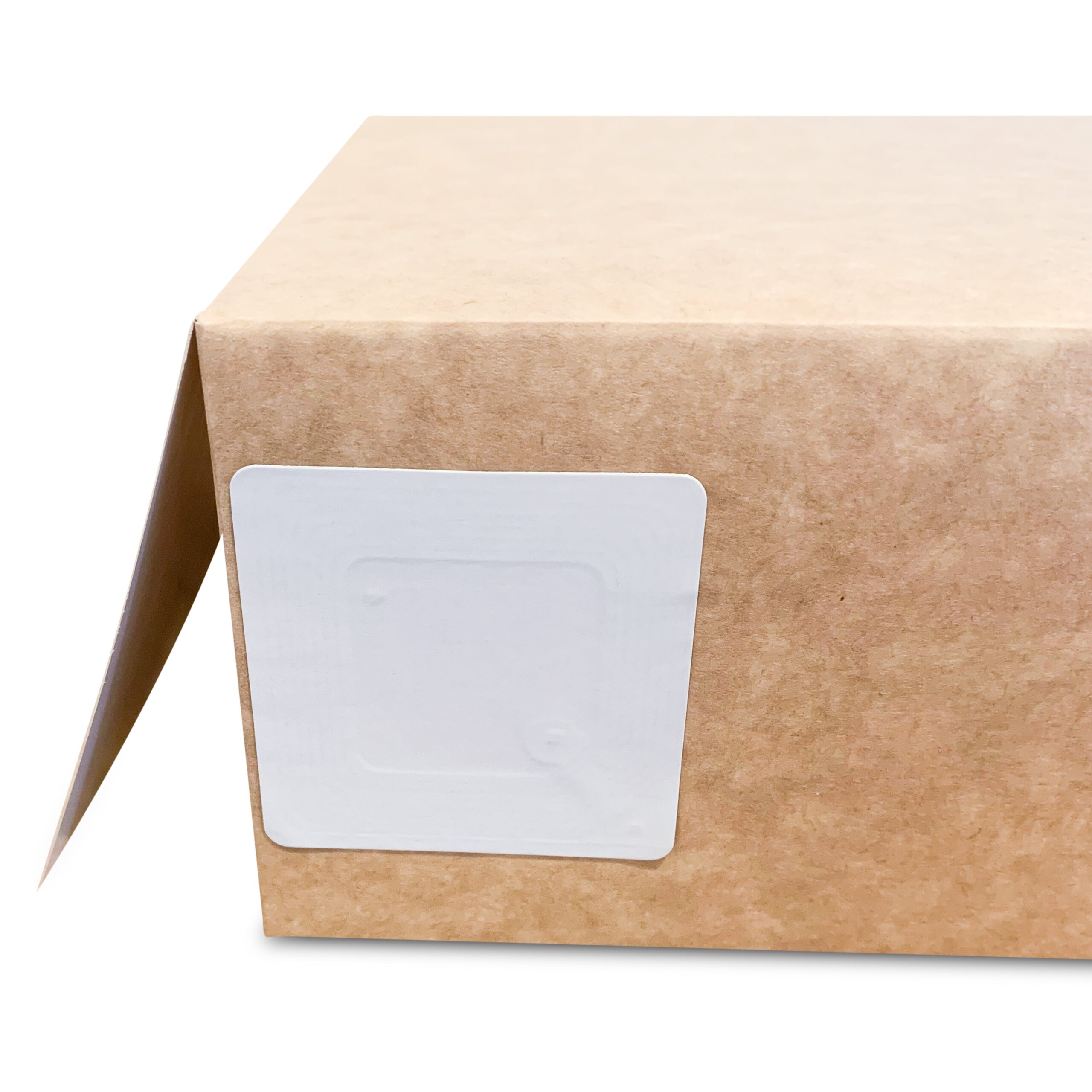 Beveiligingsstickers 5×5 cm RF wit (1.000 st.) - Afbeelding 3