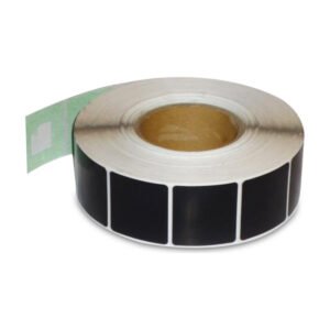 Étiquettes de sécurité 4×4 cm RF noir (1000 pcs)