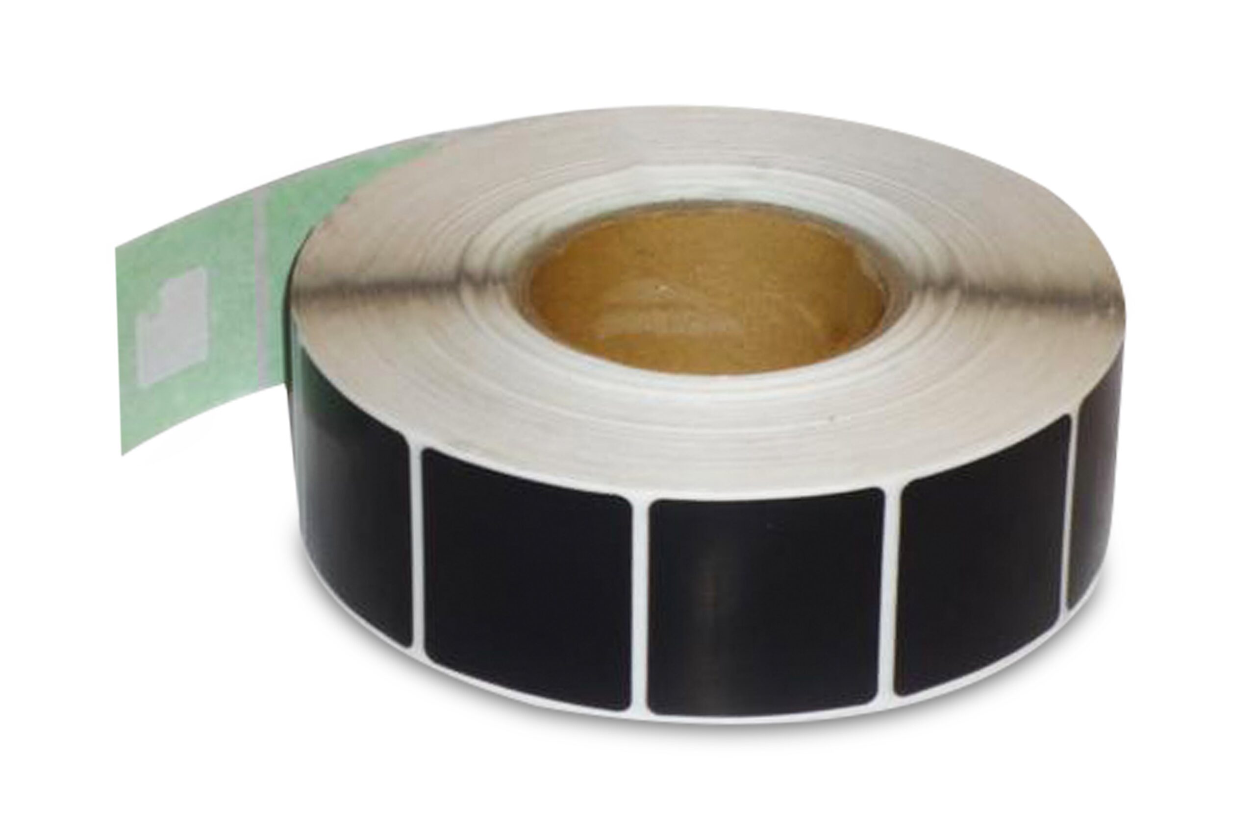 Beveiligingsstickers 4×4 cm RF zwart (1000 st.)